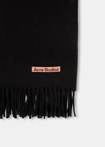 Acne Studios Black Canada New Scarf outlook