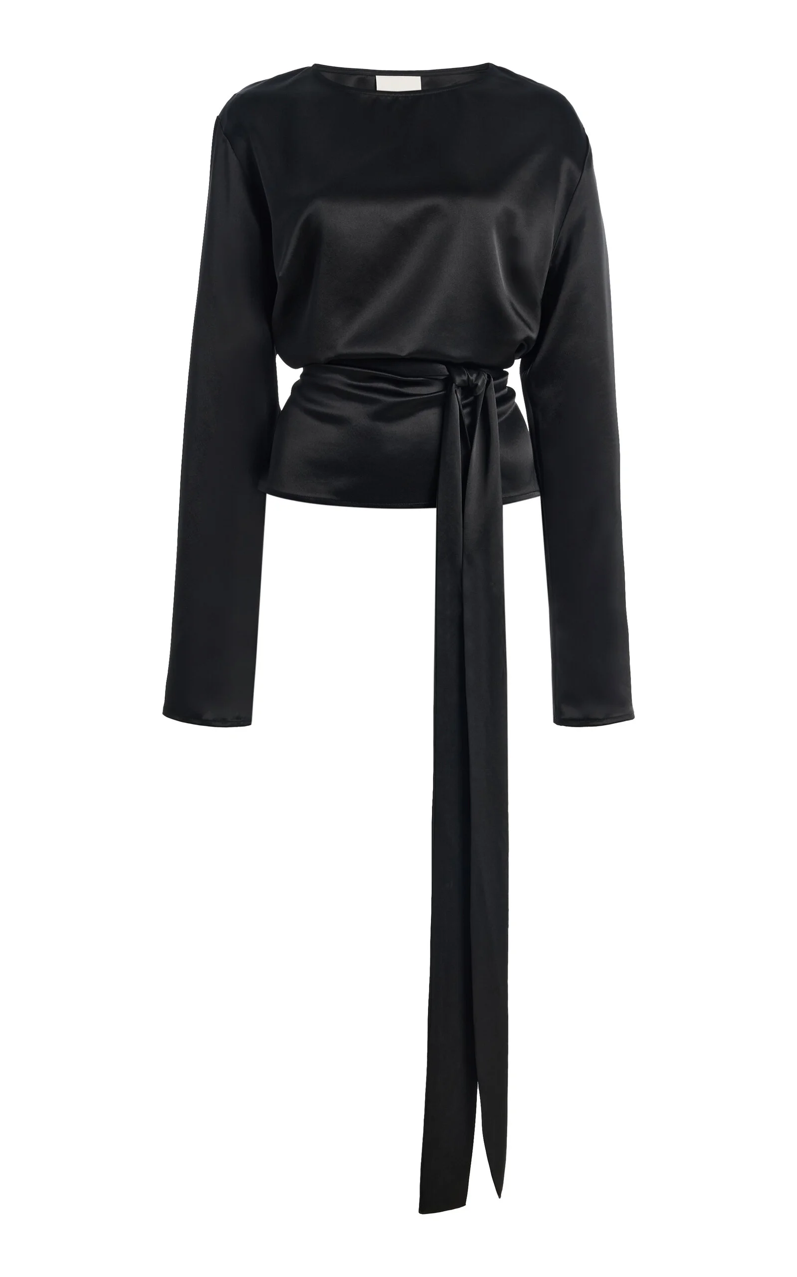 Alba Bow Satin Top - 1