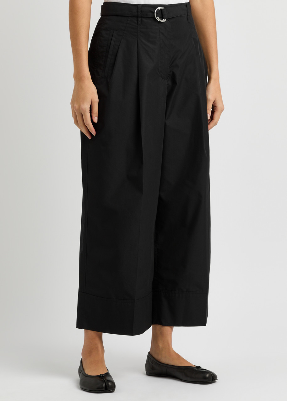 3.1 Phillip Lim Belted Wide-leg Cotton-blend Trousers - 2