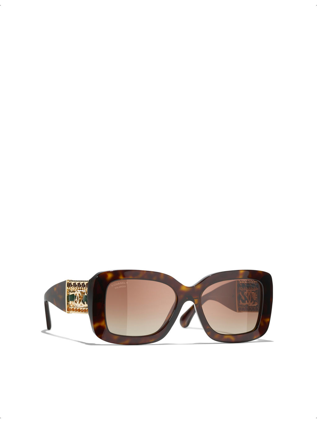 CH5535Q Square-Frame Acetate Sunglasses - 3