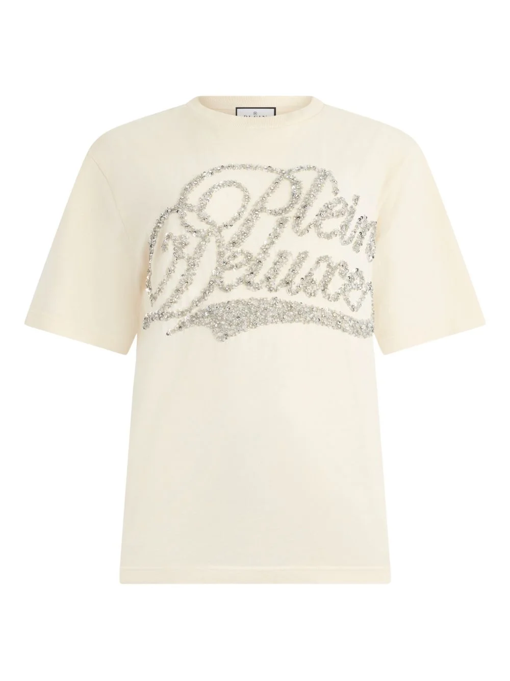 signature embellished T-shirt - 1