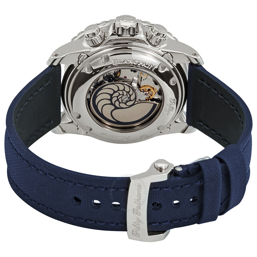 Blancpain Fifty Fathoms Flyback Chronograph Moonphase Automatic Men's Watch 5066F-1140-52B - 3