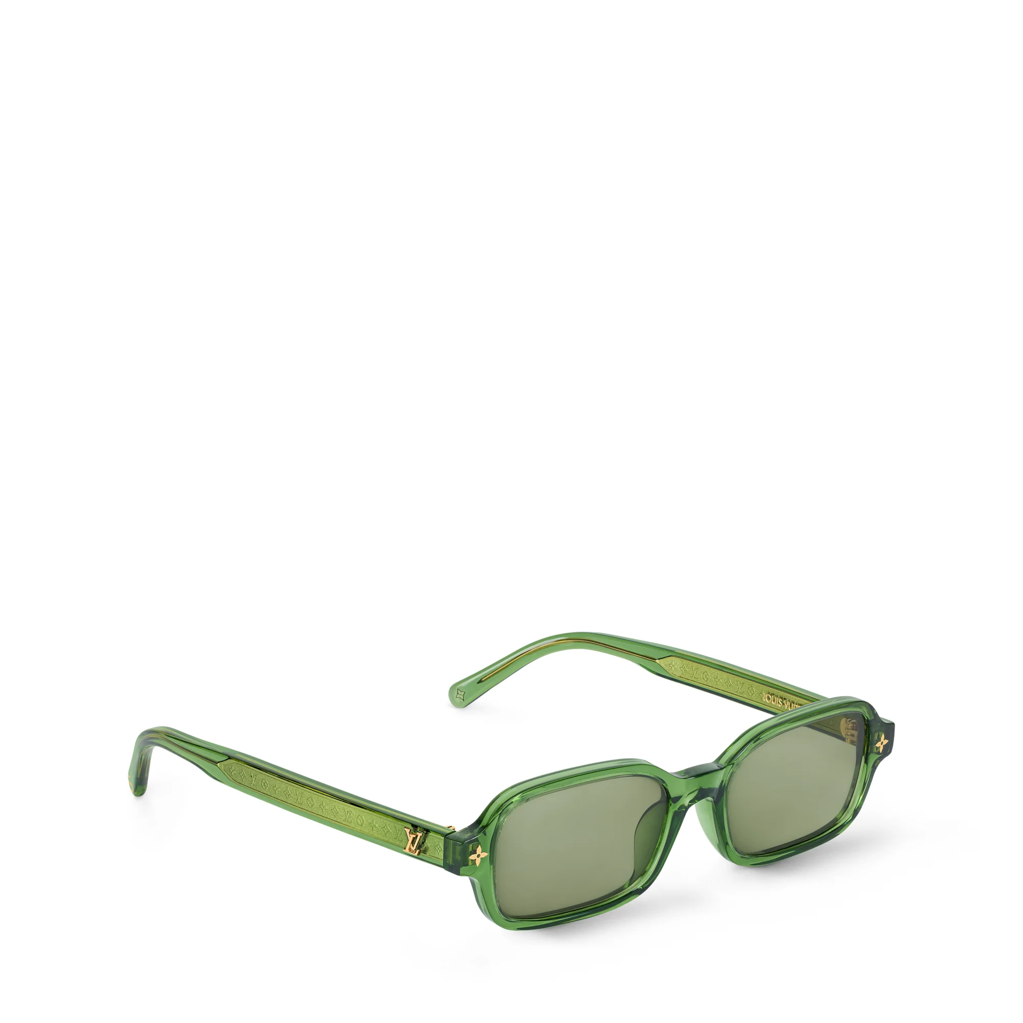 LV Aura Low Rectangle Sunglasses - 1