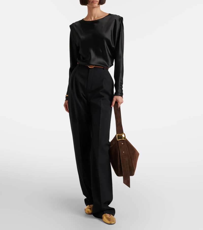 AMANU Zambia suede shoulder bag outlook