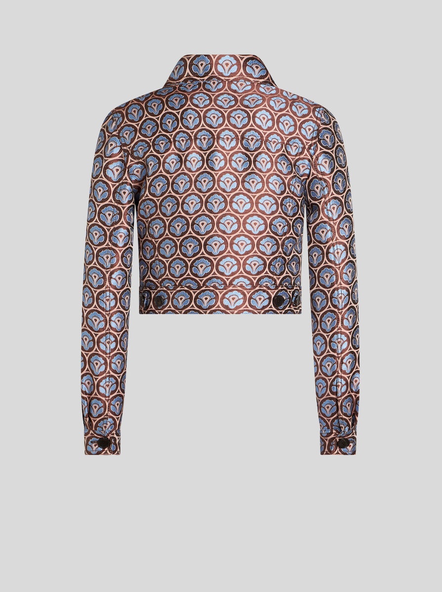 SHINY JACQUARD JACKET - 6