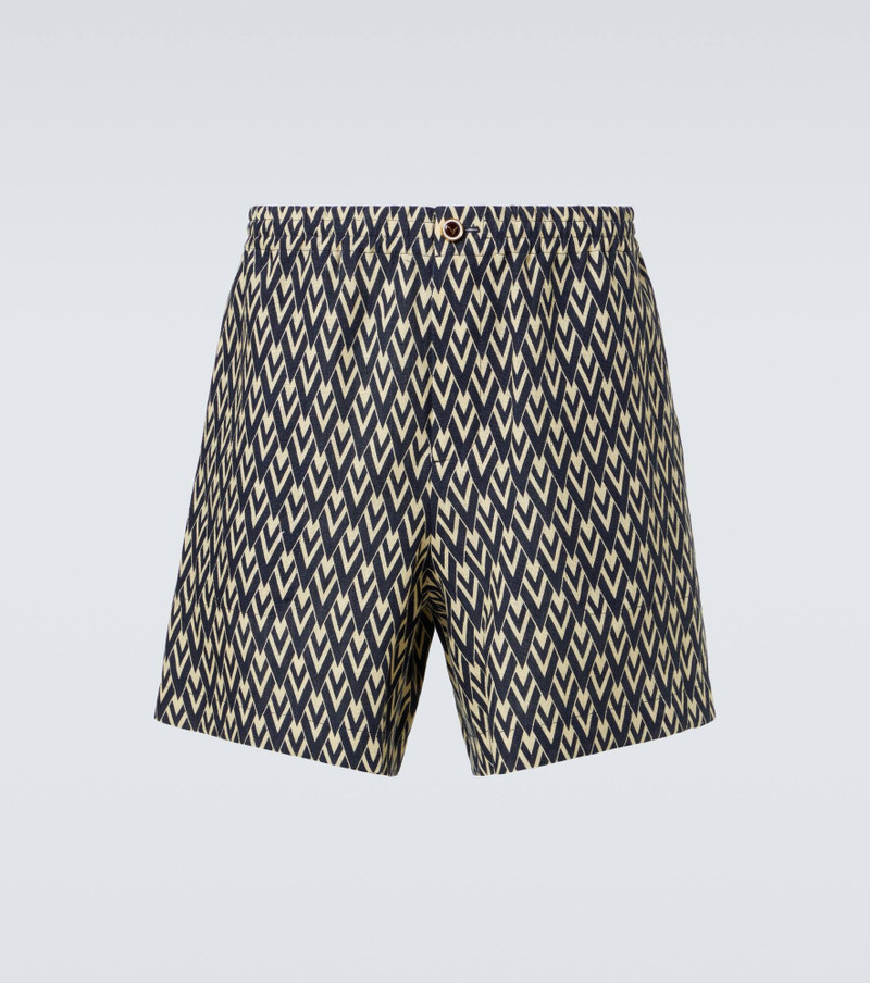 Toute La V linen Bermuda shorts - 1