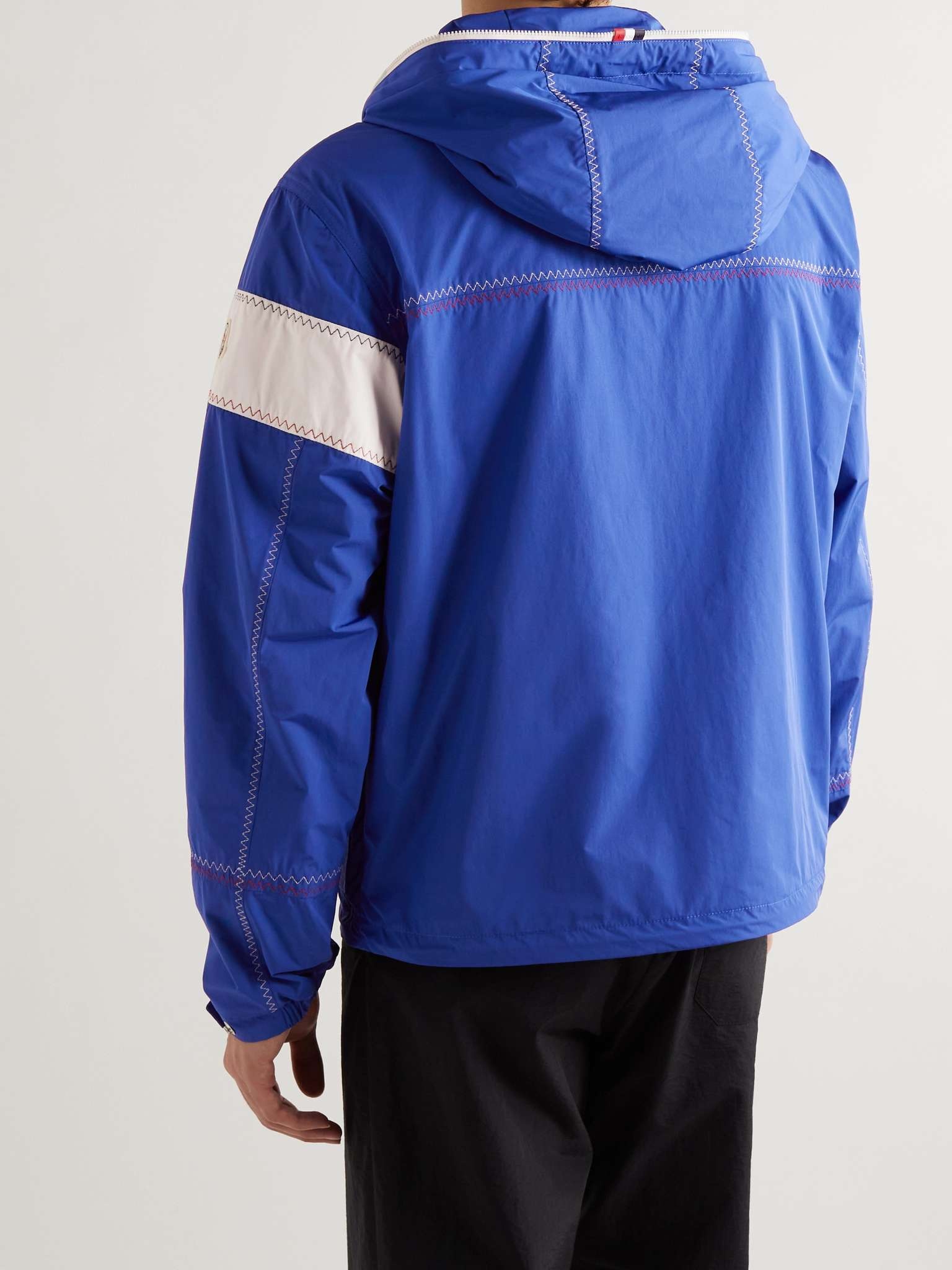 Fujio Logo-Appliquéd Shell Hooded Jacket - 4