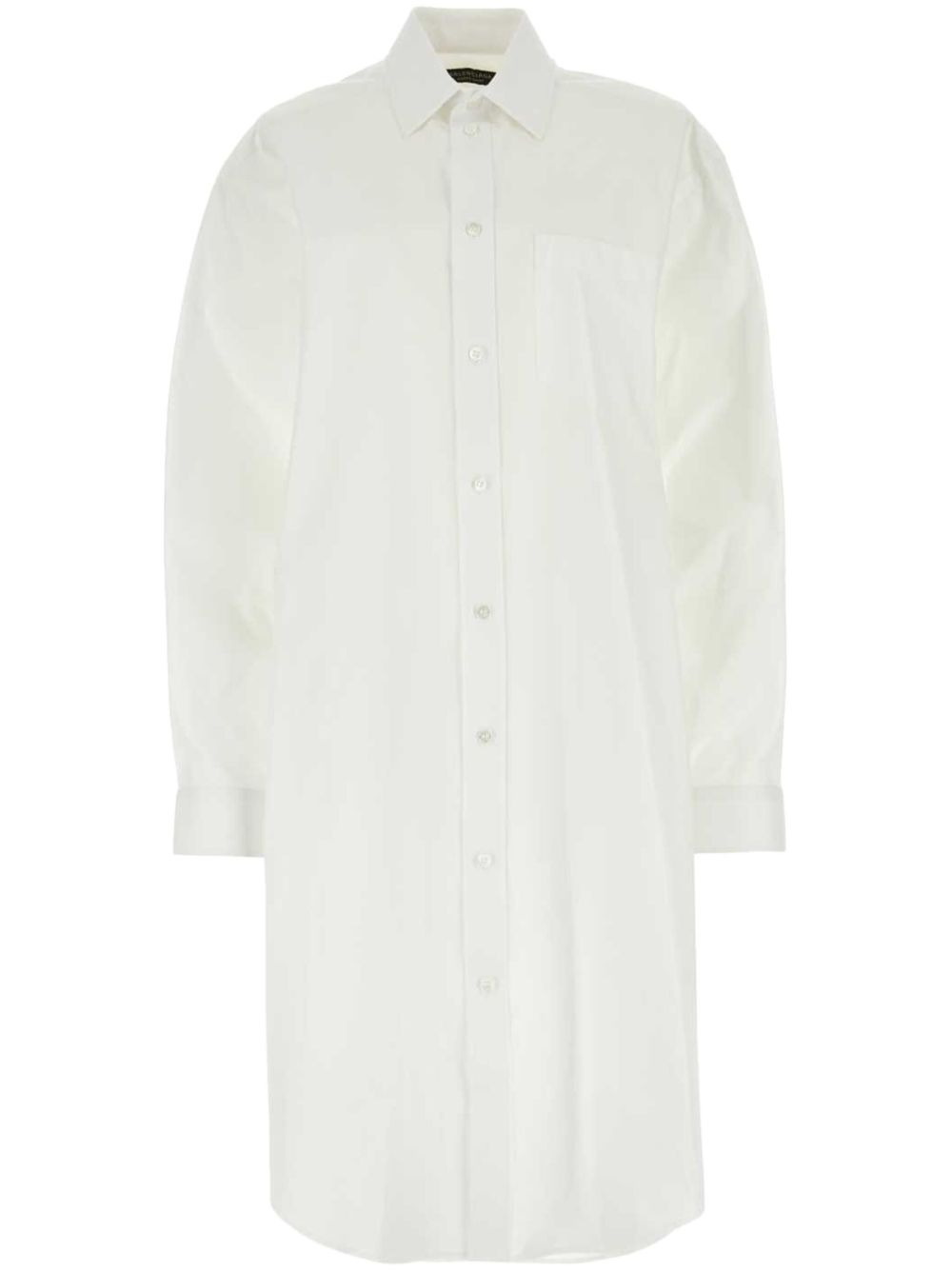 cotton shirt dress - 1