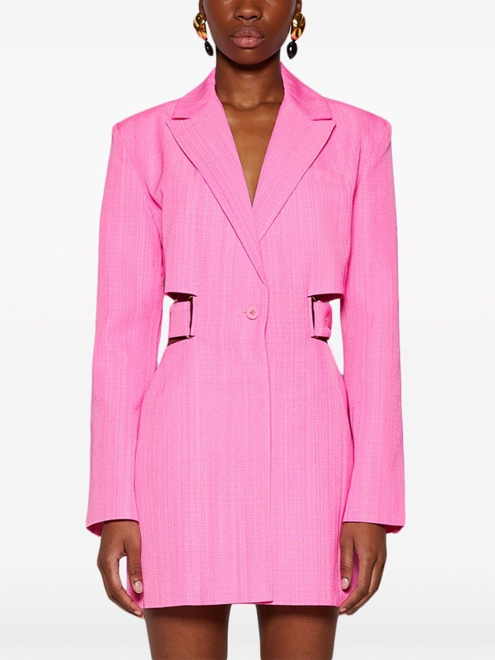 La Robe Bari cut-out blazer dress - 3