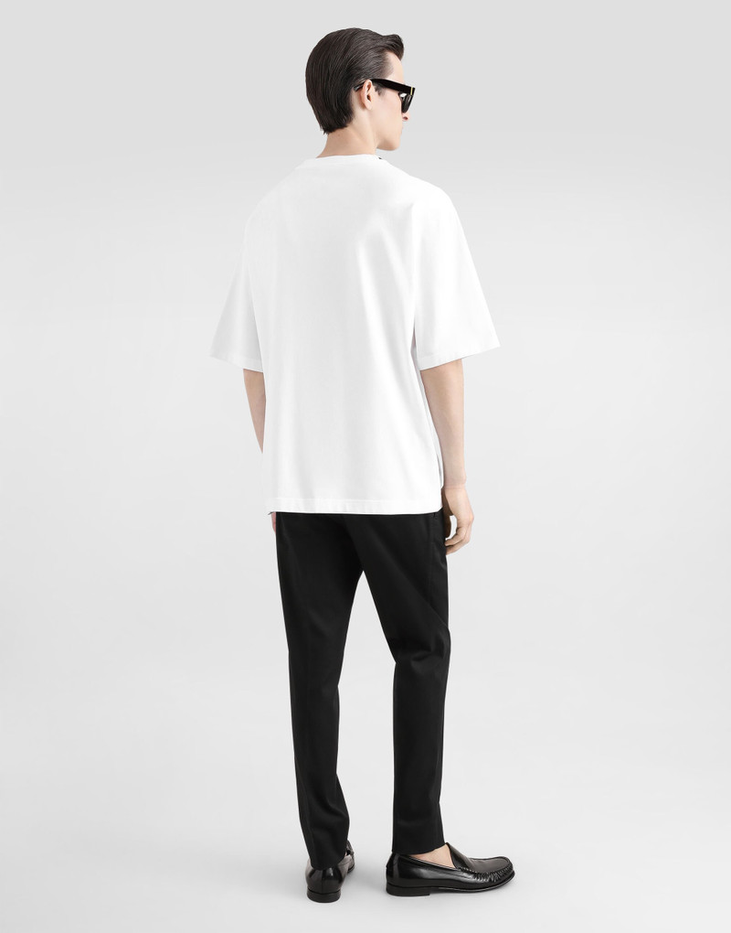 Cotton T-shirt with fine patch 3