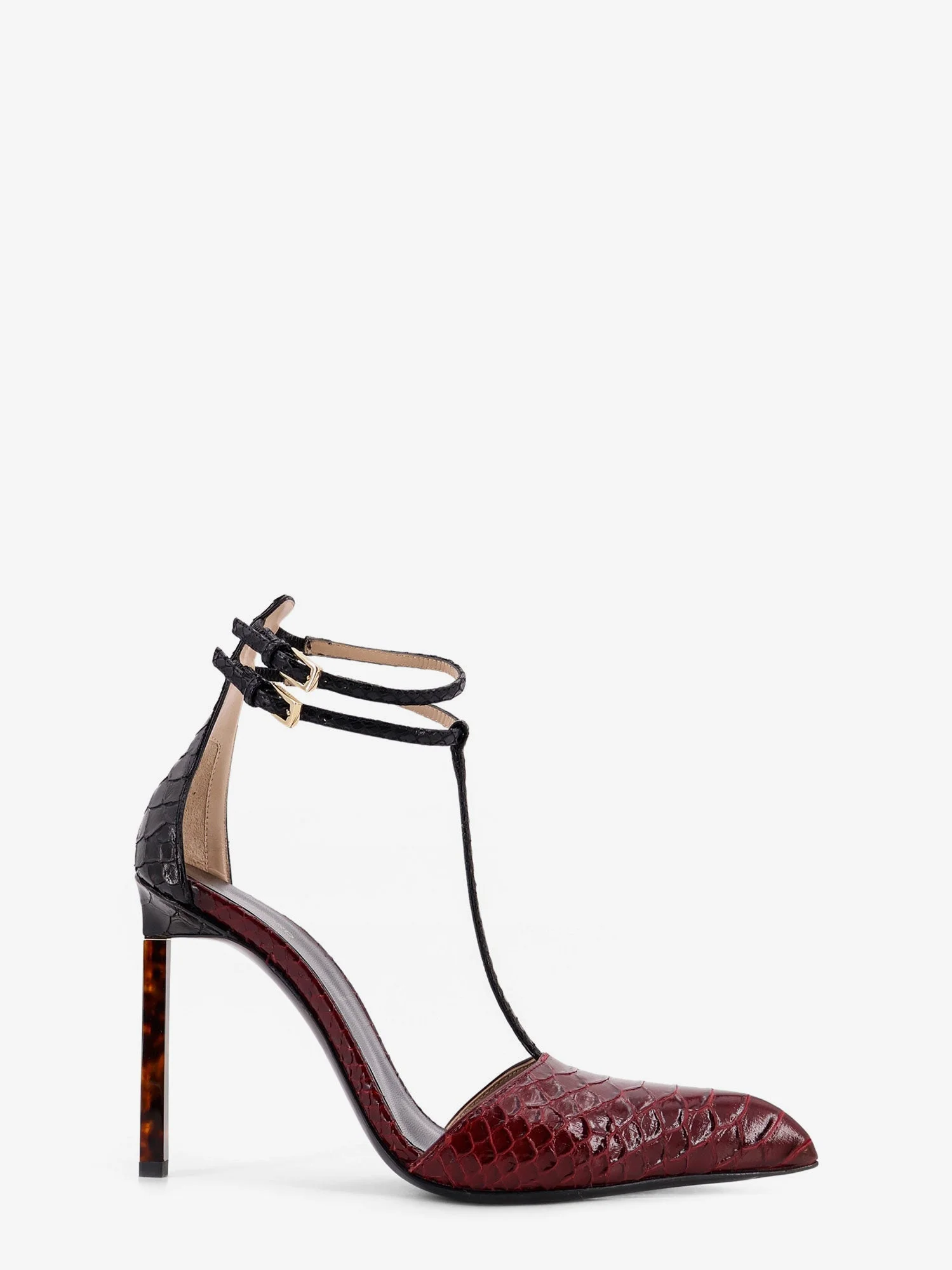 Tom Ford Python-Effect Leather Pumps - 1