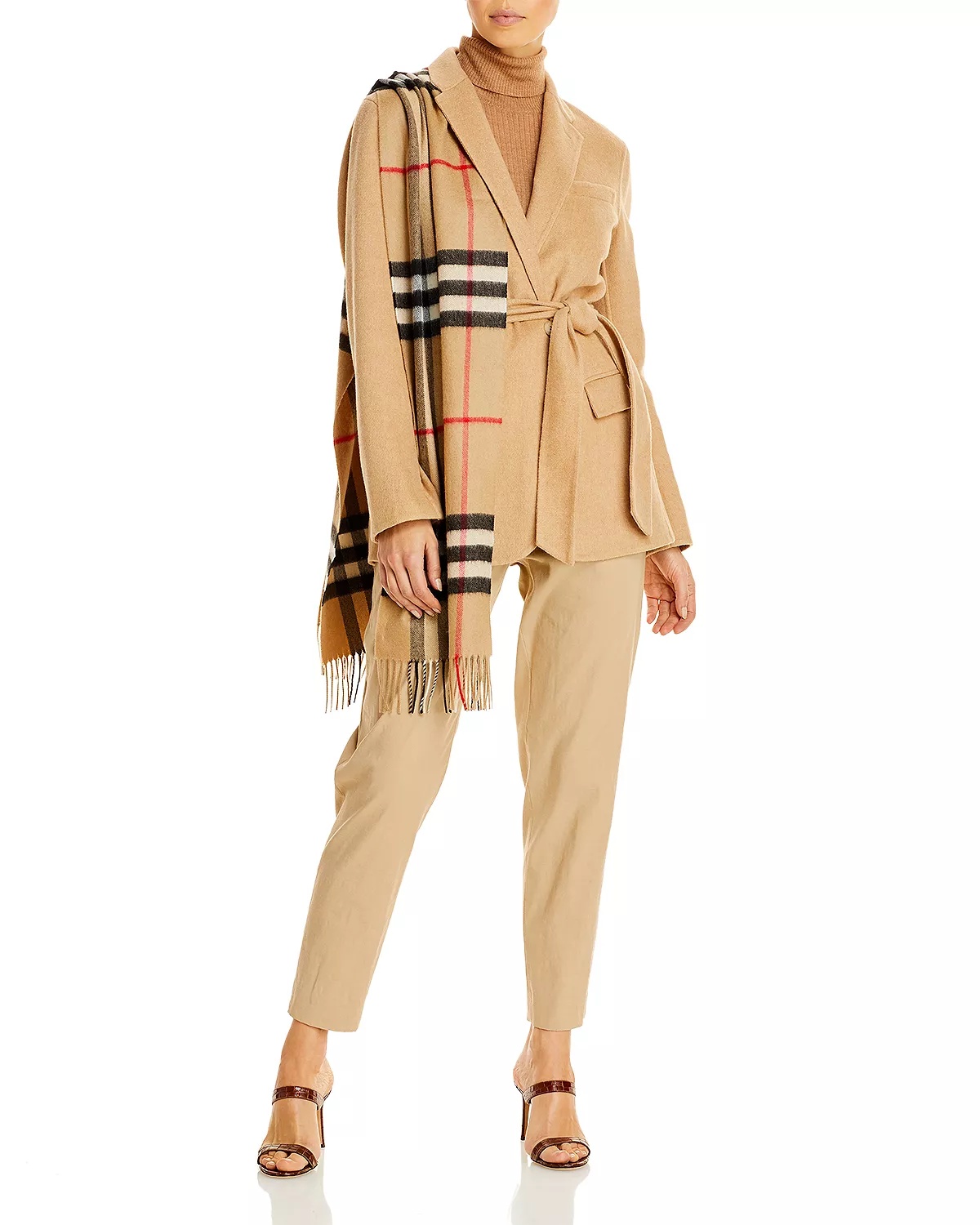 Classic Check Cashmere Scarf - 5