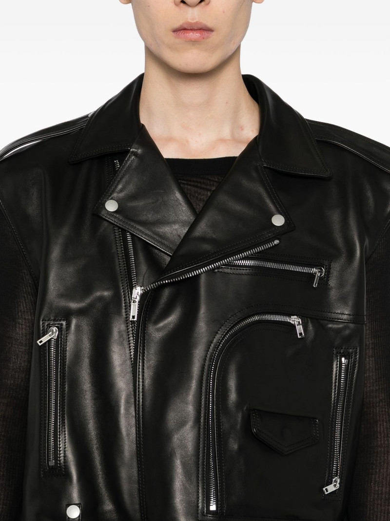 cropped leather jacket 5