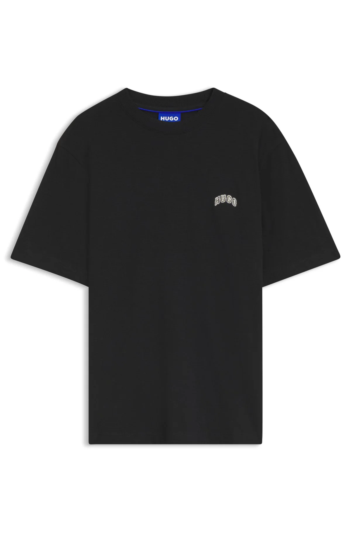 REGULAR-FIT COTTON T-SHIRT WITH VARSITY LOGO - 1