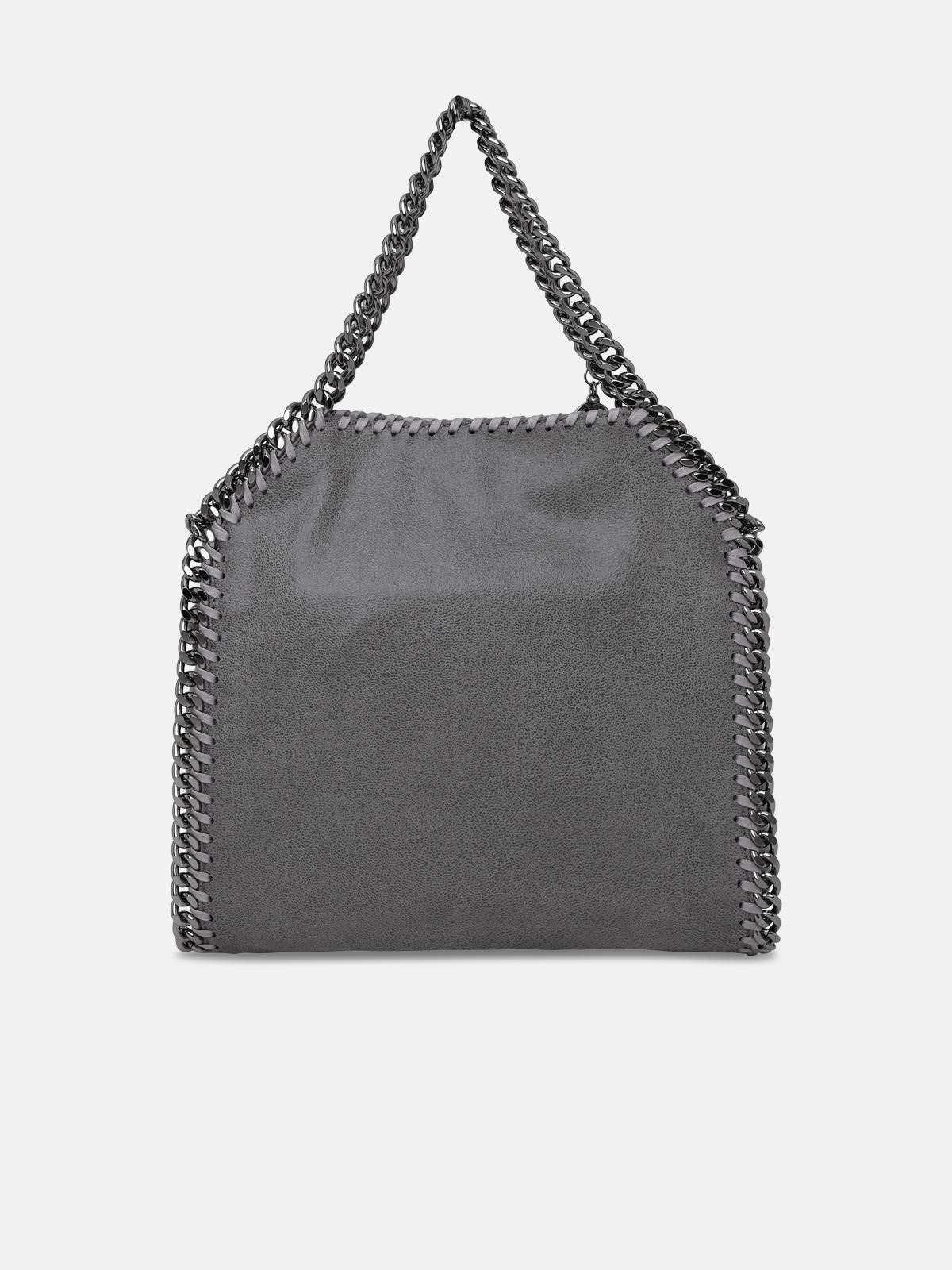 GREY POLYESTER MINI FALABELLA BAG - 3