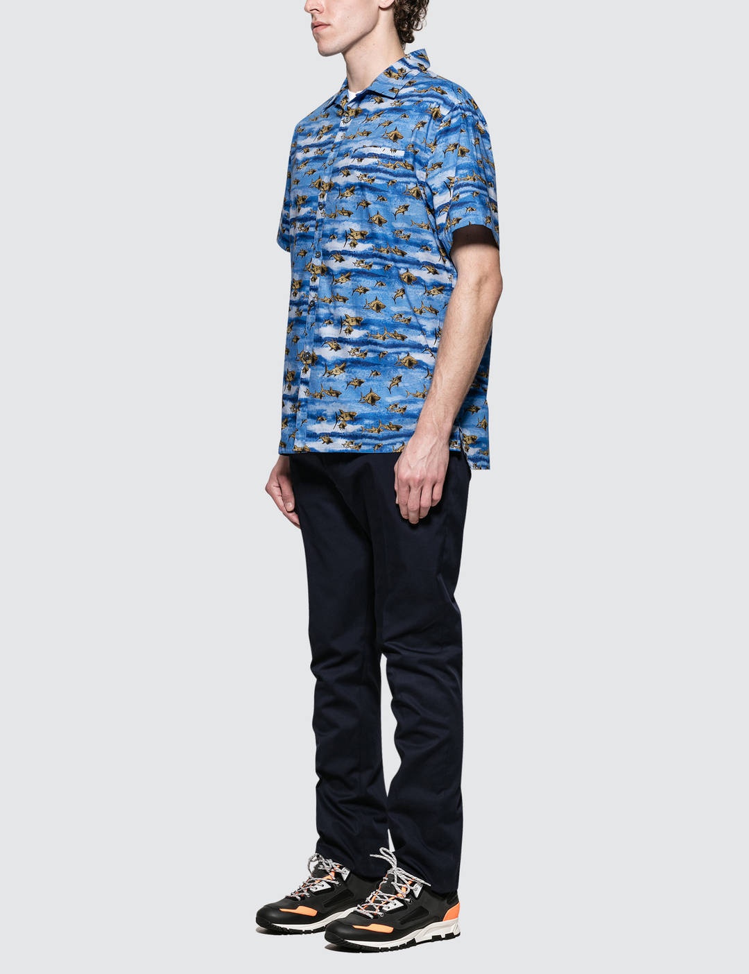 Bowling S/S Shirt with Open Collar - 4