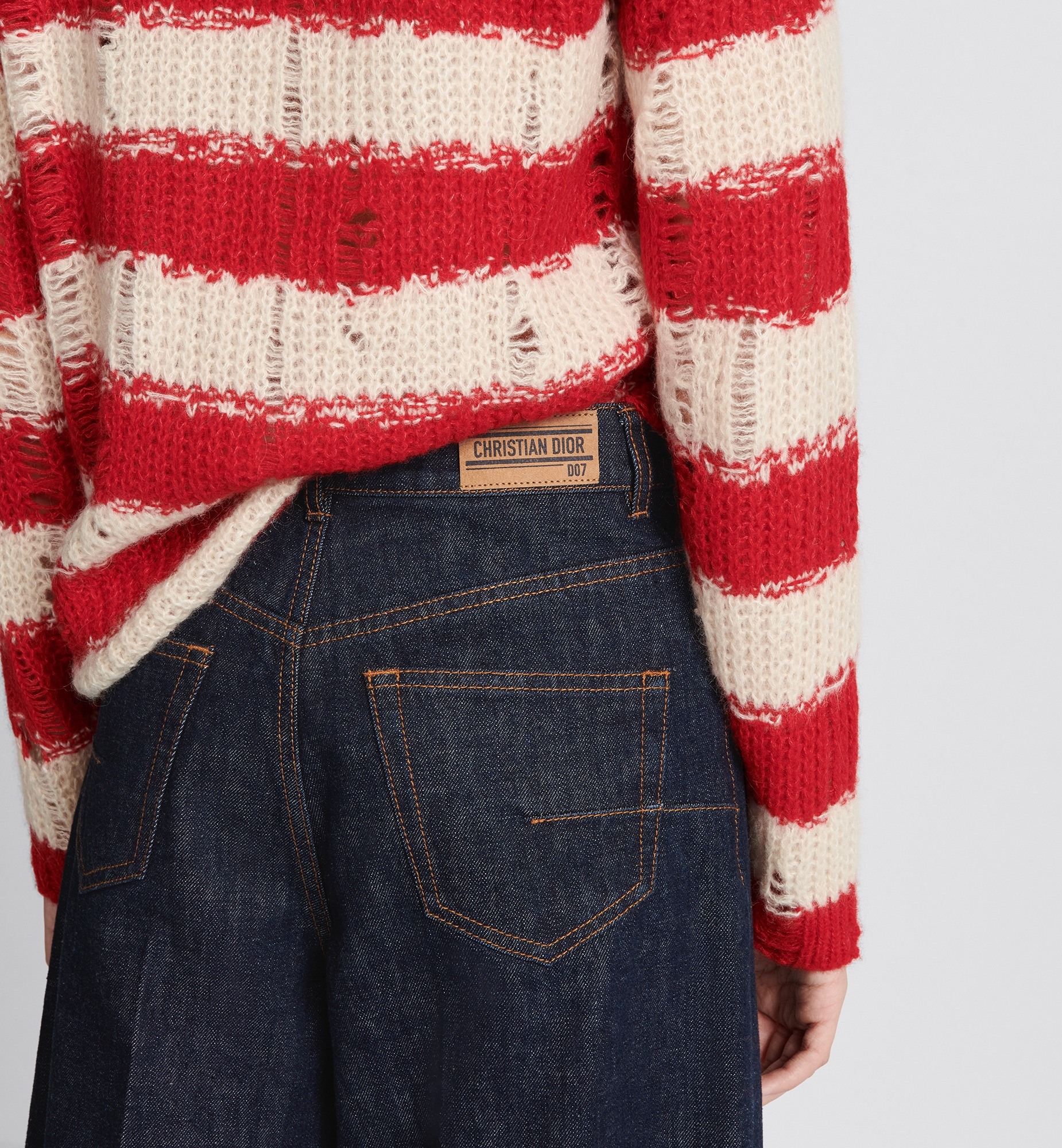 Dior 8 Flared Cropped Jeans, D07 - 3