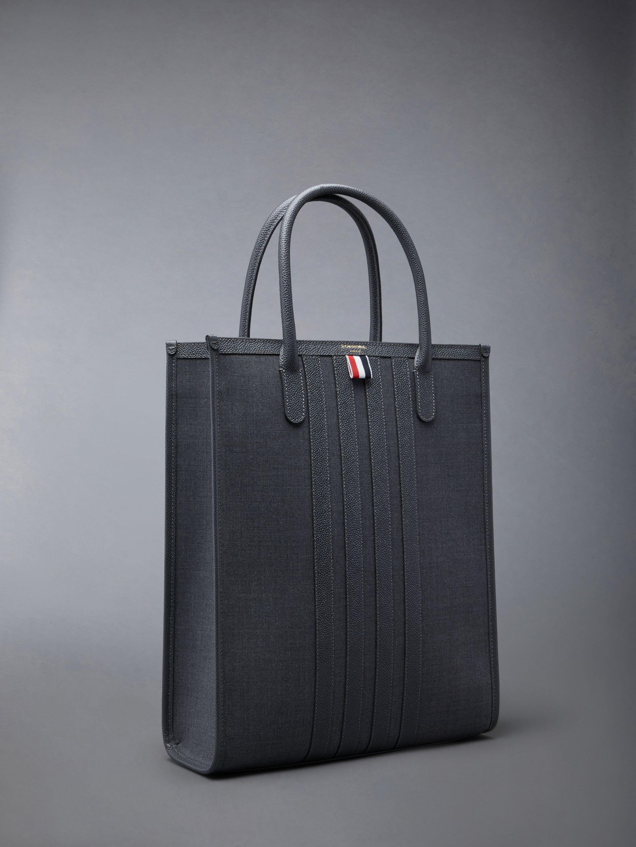 4-Bar-stripes vertical tote bag - 2