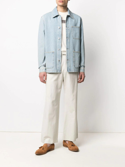 Sandro Worker three-pocket denim jacket outlook