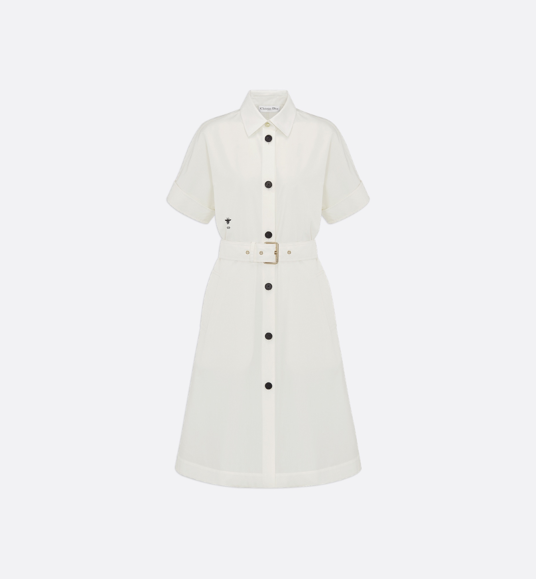 Belted Shirtdress - 1