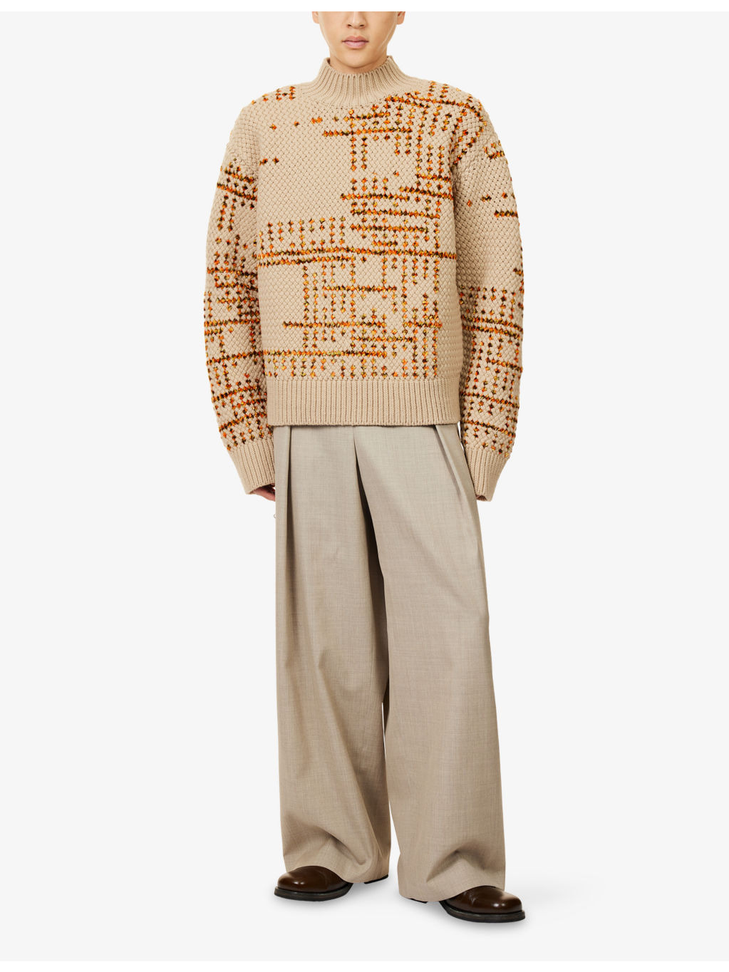Mauritius Macao Patterned Wool-Blend Jumper - 2