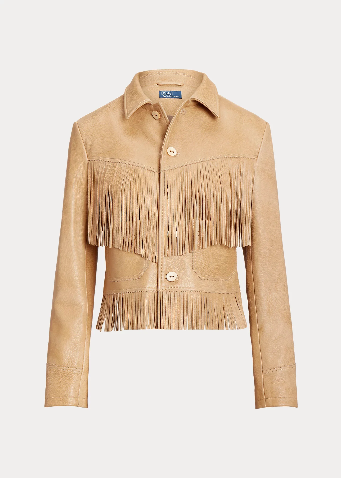 Fringe Leather Jacket - 1