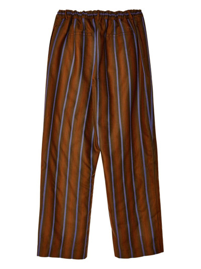 WALES BONNER Chorus striped wool trousers outlook