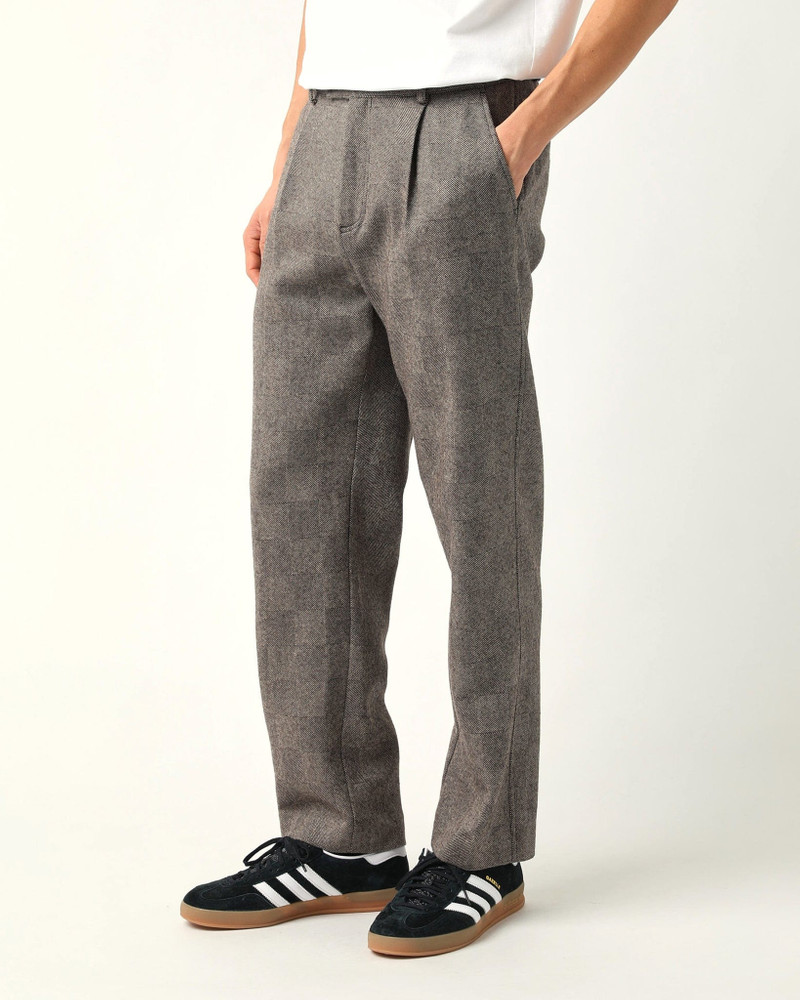 CHECK PLEATED TROUSER 3