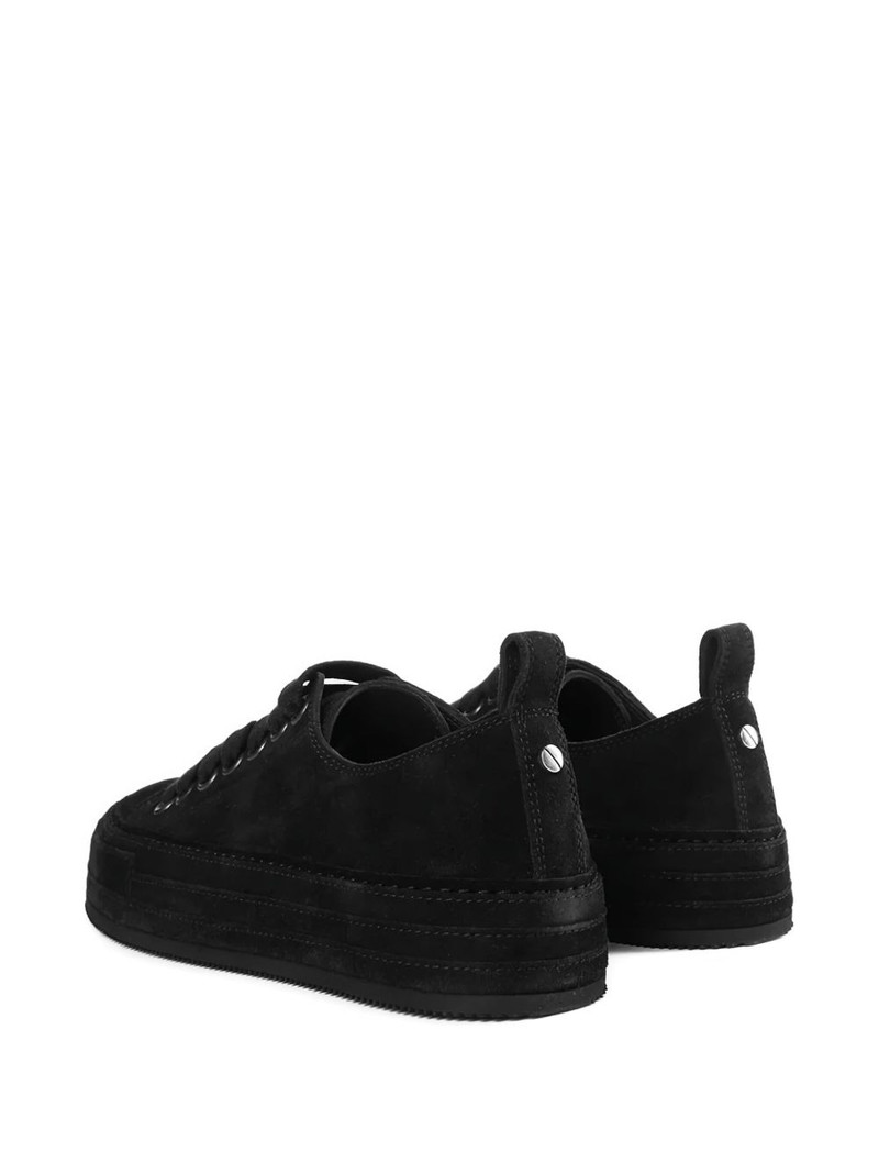 suede lace-up sneakers 3