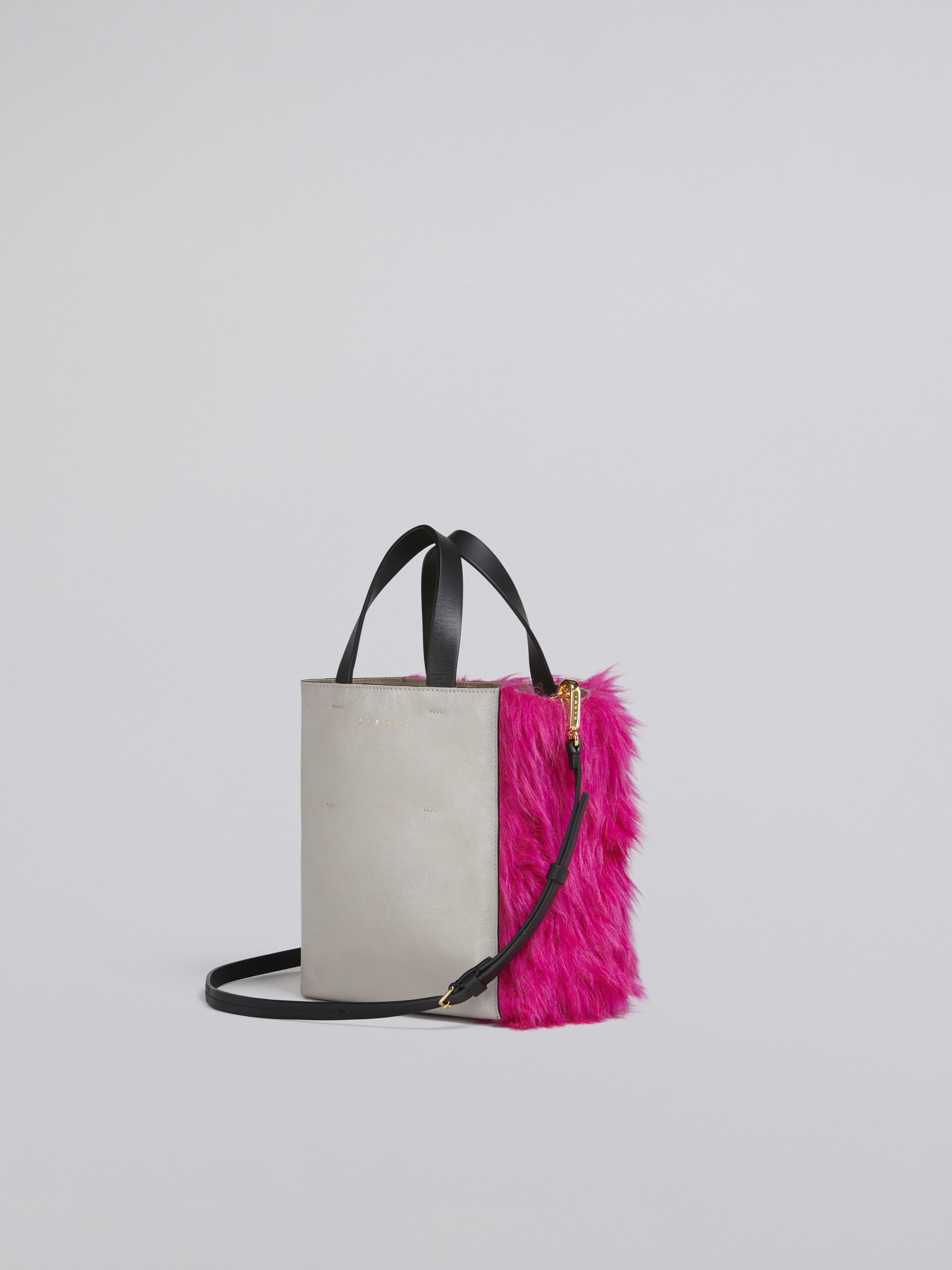 TEDDY AND CALF LEATHER MUSEO SOFT BAG - 3