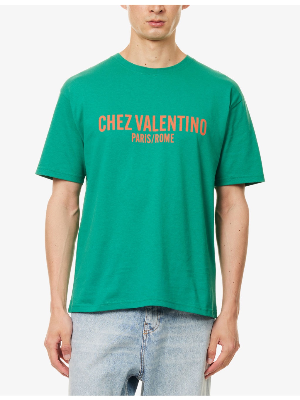 Chez Valentino Short-Sleeves Cotton-Jersey T-Shirt - 3
