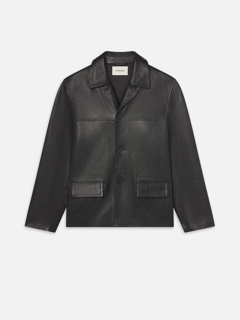 Leather Jacket in Black 1