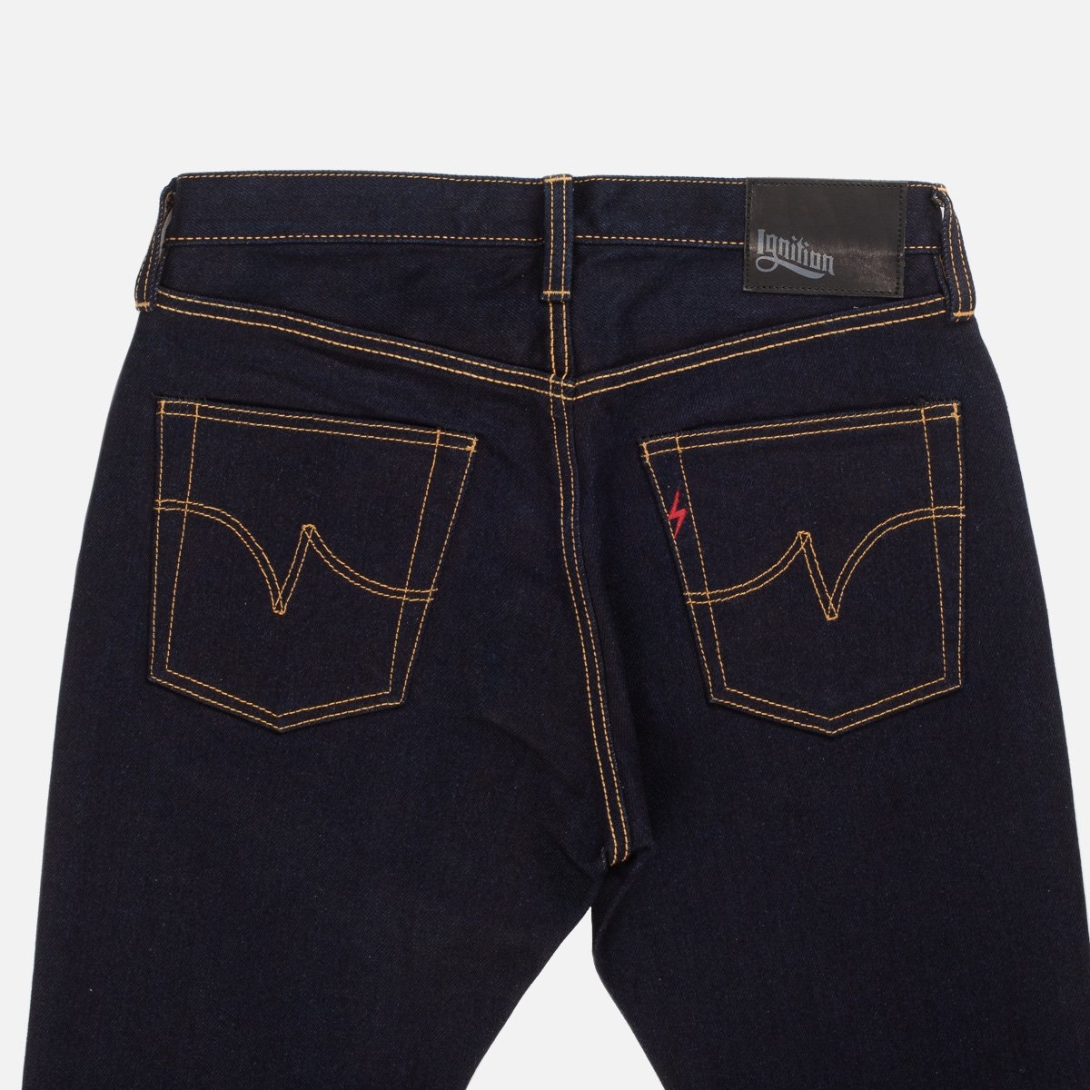 IGW-101D Ignition Works 19oz Stretch Denim Slim Fit Tapered Cut Jeans - Indigo - 7
