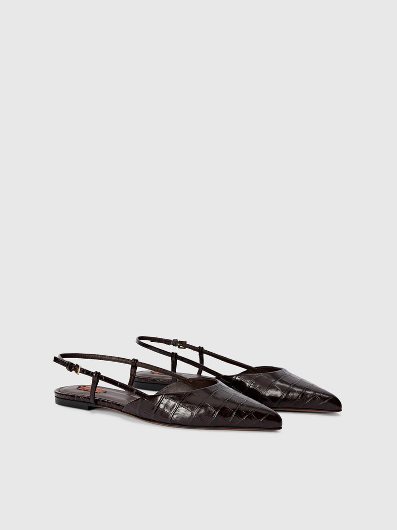 Missoni Faux croccodile leather patterned clogs outlook