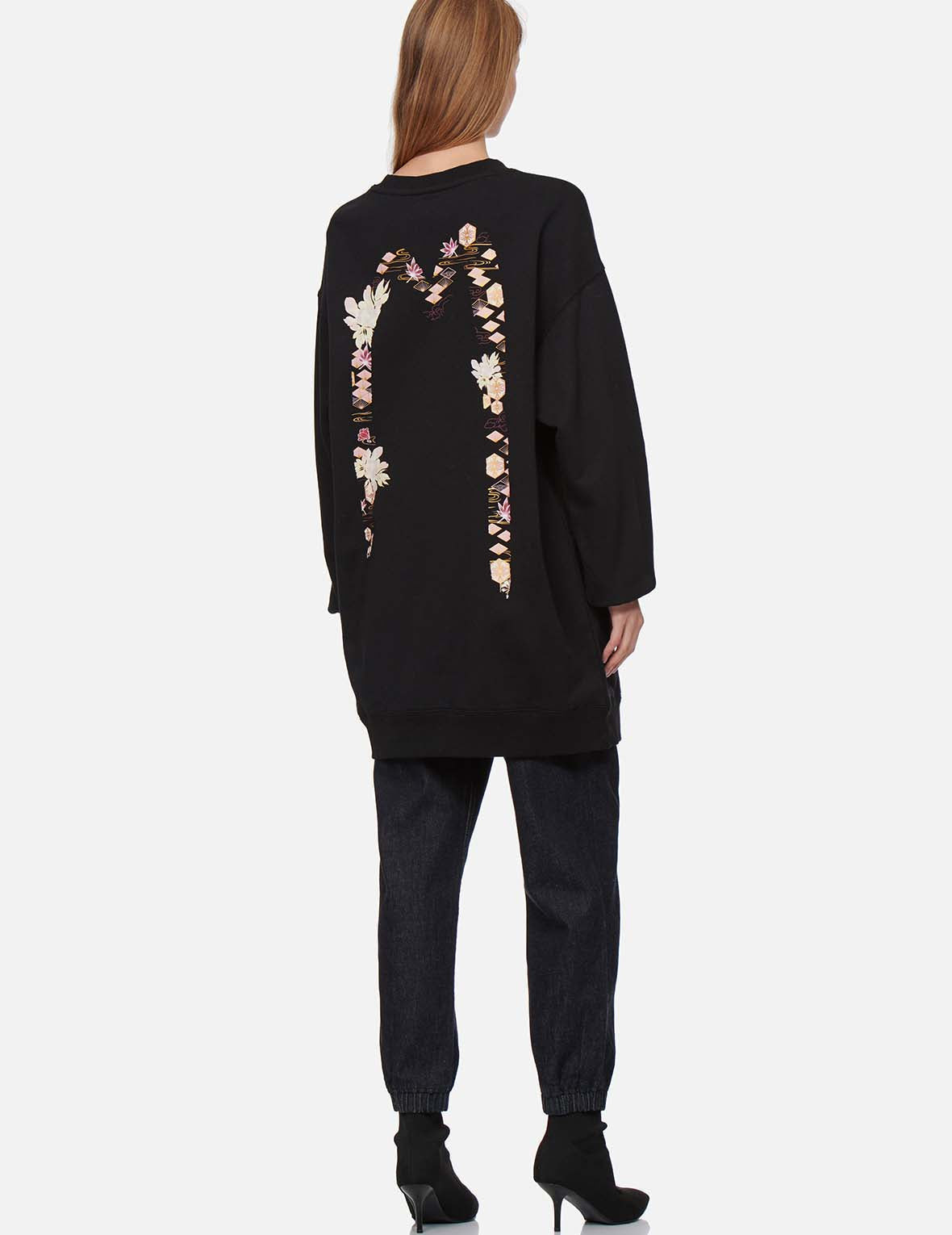 BROCADE AND FLORAL-PATTERN DAICOCK TUNIC - 3