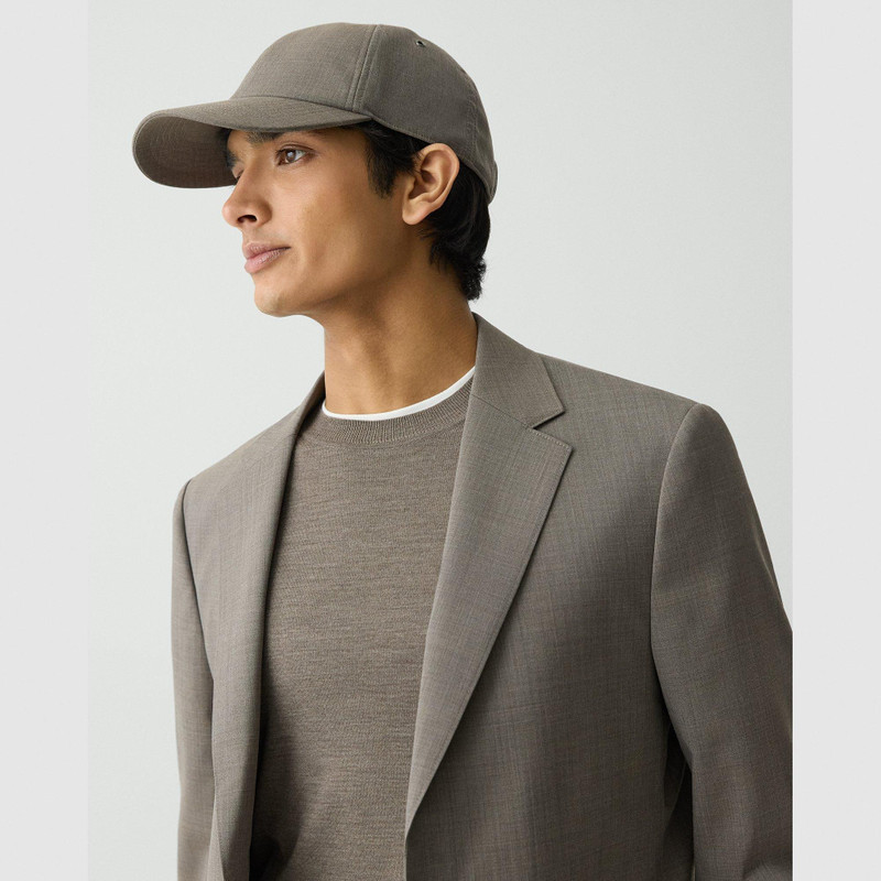 Theory Baseball Cap in Motion Wool outlook