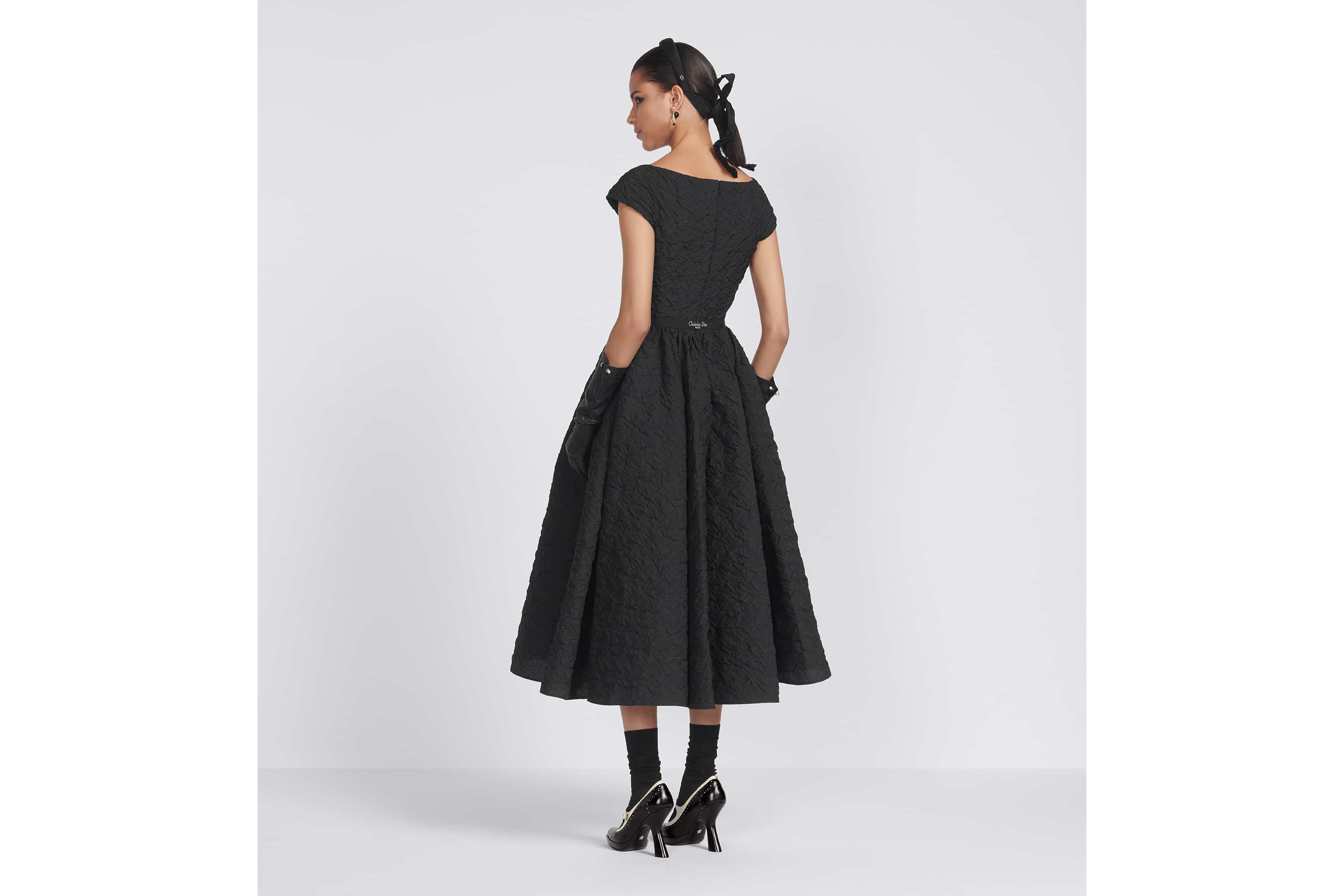 Flared Mid-Length Dress - 6