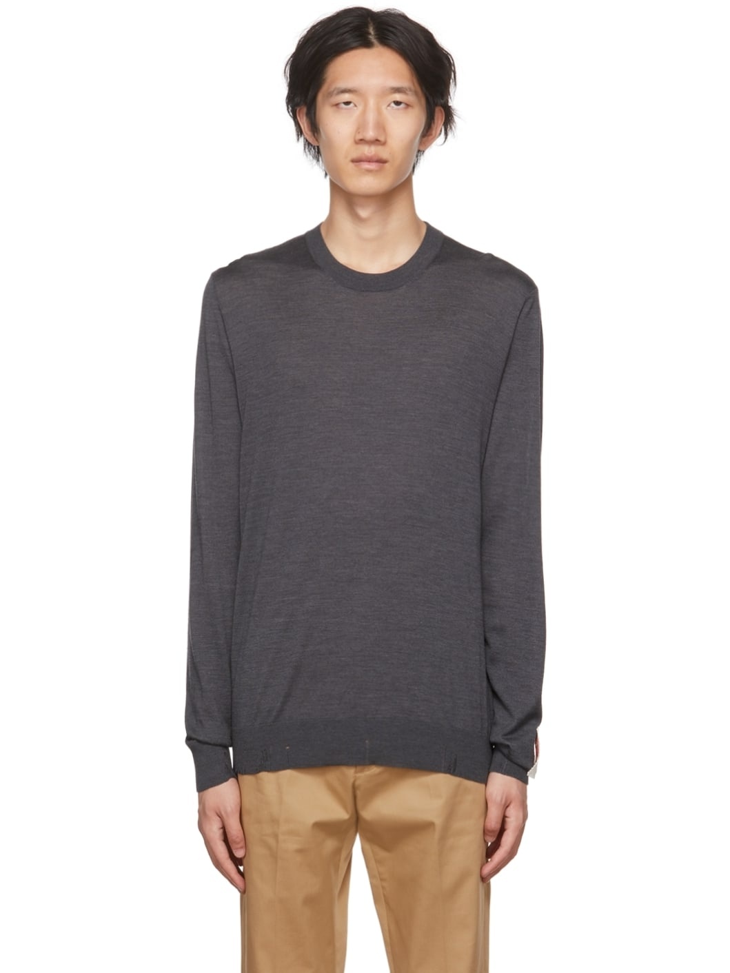 Gray Golden Sweater - 1