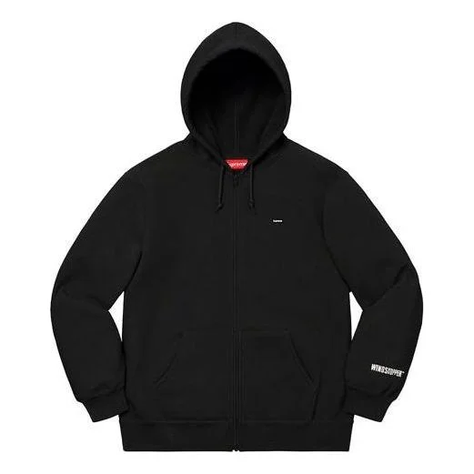 Supreme FW19 Week 16 Windstopper Zip Up Hooded Sweatshirt 'Black' SUP-FW19-10874 - 1