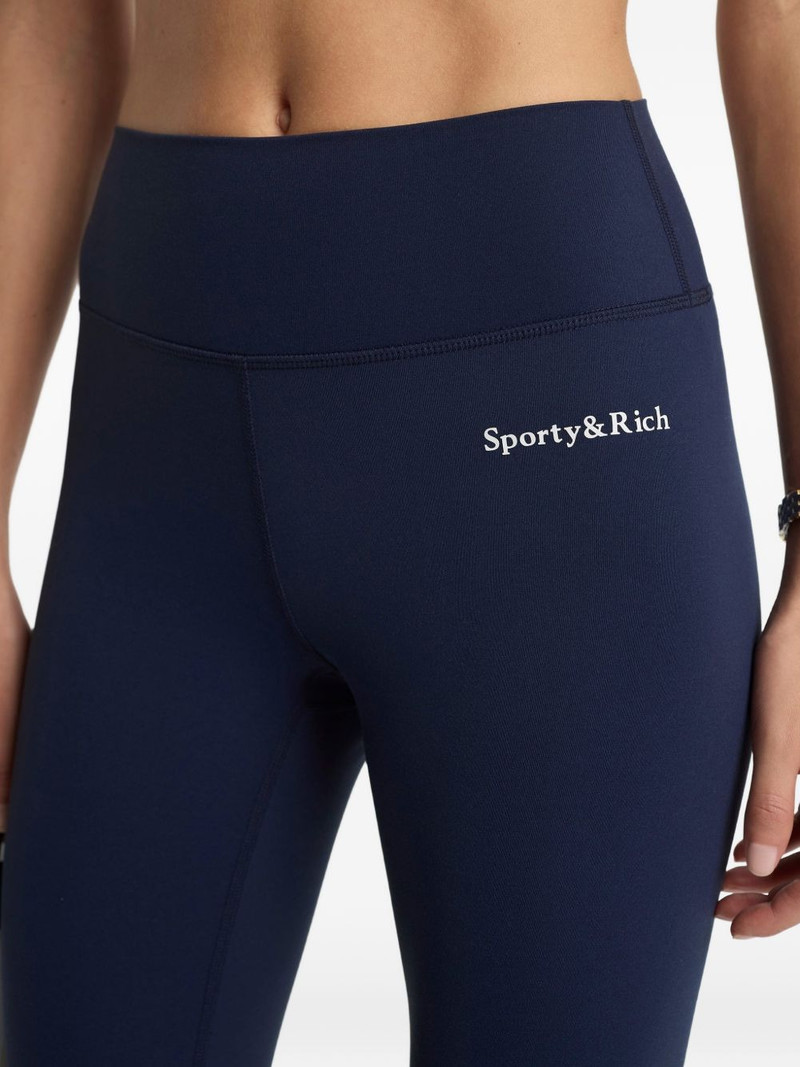 high-rise logo performance trousers 5