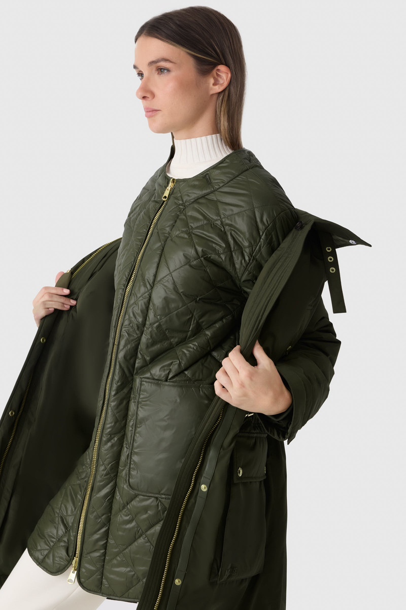 NOVA 3-in-1 Down Coat With Removable Inner Layer and Shearling Collar 6