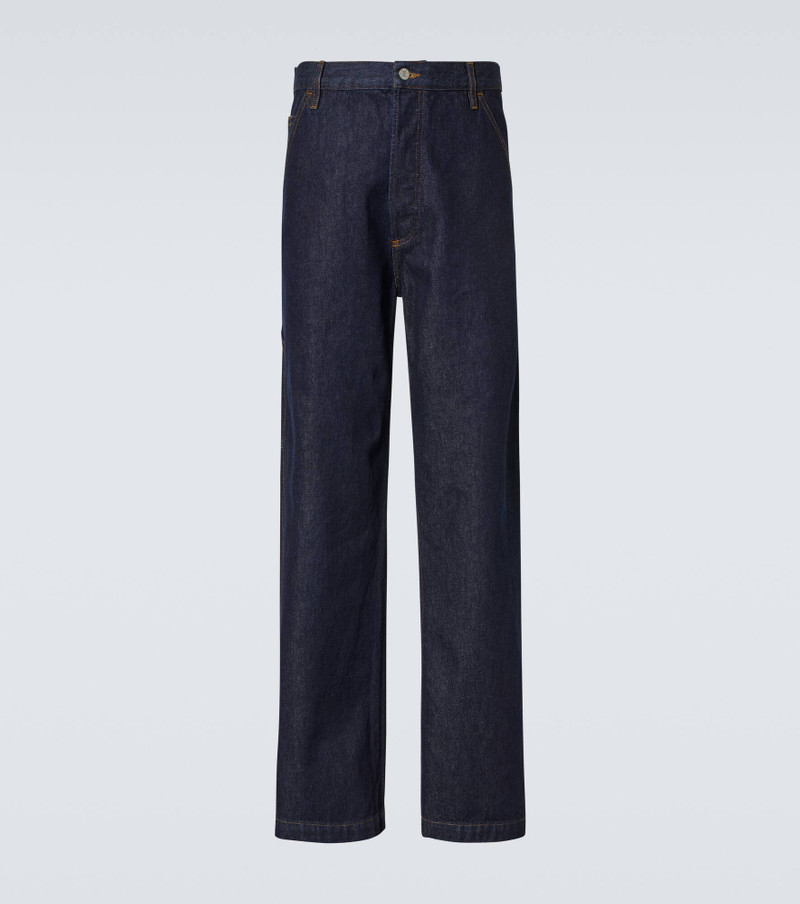 Mid-rise straight jeans 1