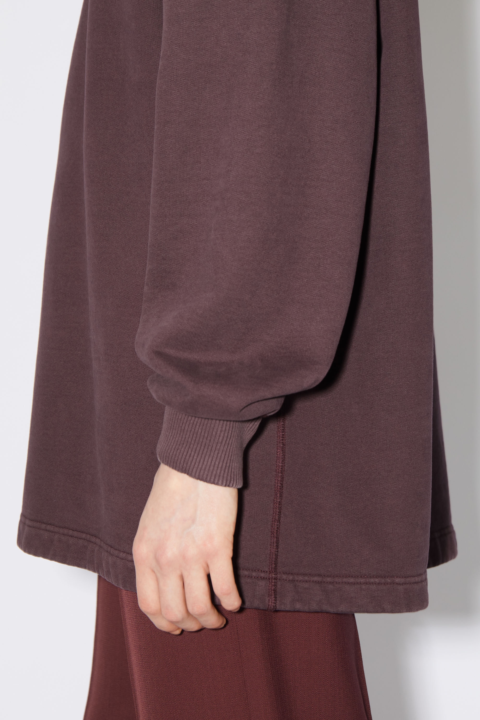 Logo hooded sweatshirt - Aubergine purple - 4