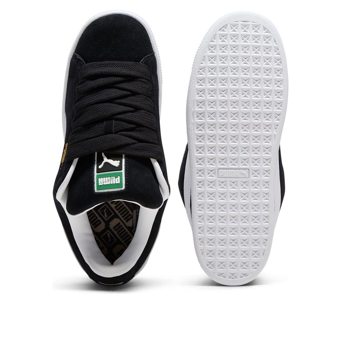 (WMNS) PUMA Suede XL 'PUMA Black PUMA White' 397648-02 - 3