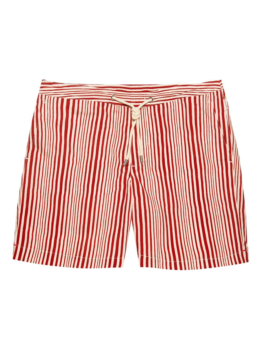 Bulldog striped swim shorts - 1