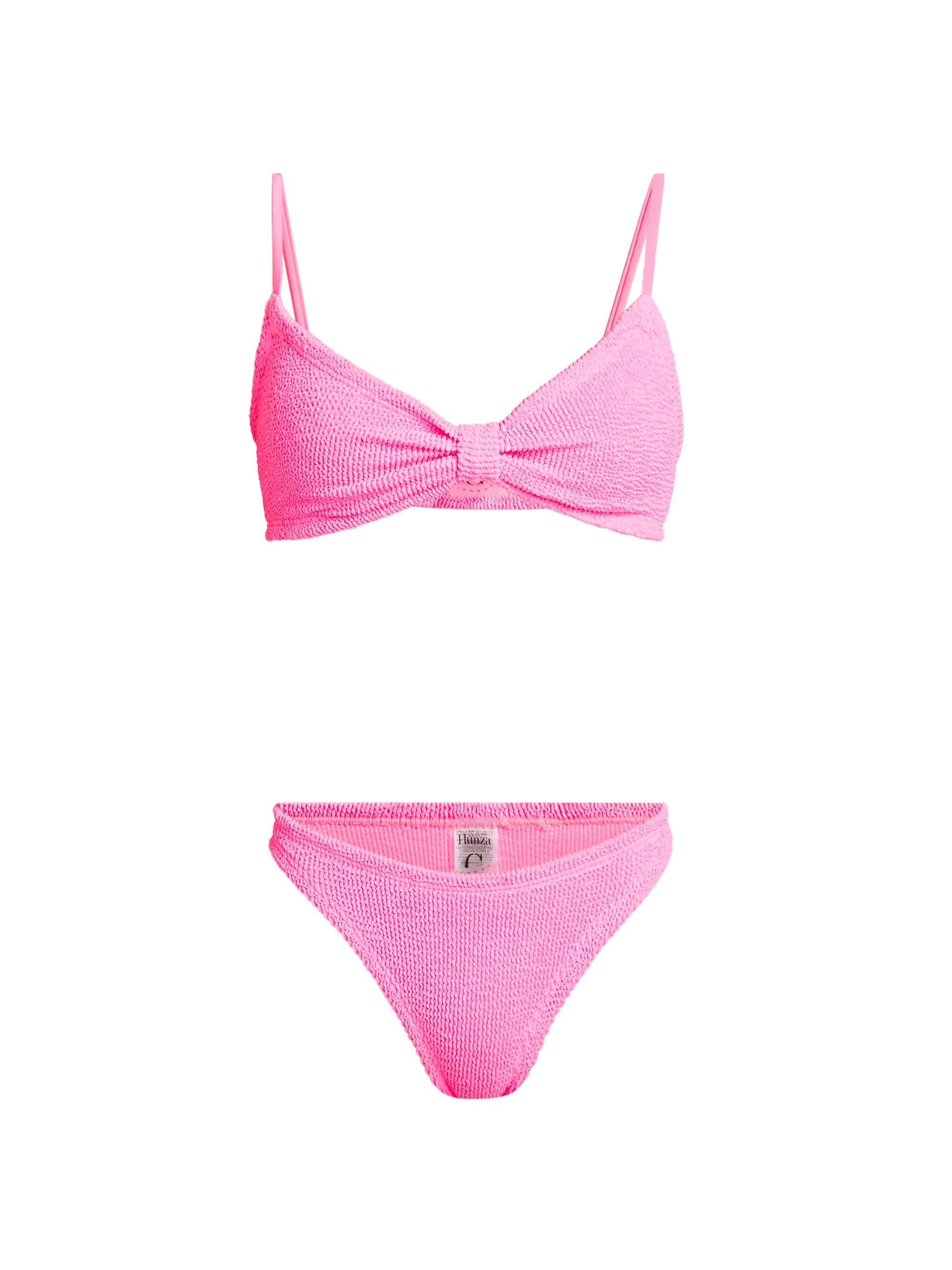 Women's Alicia Textured Knit Bikini - Bubblegum - 1