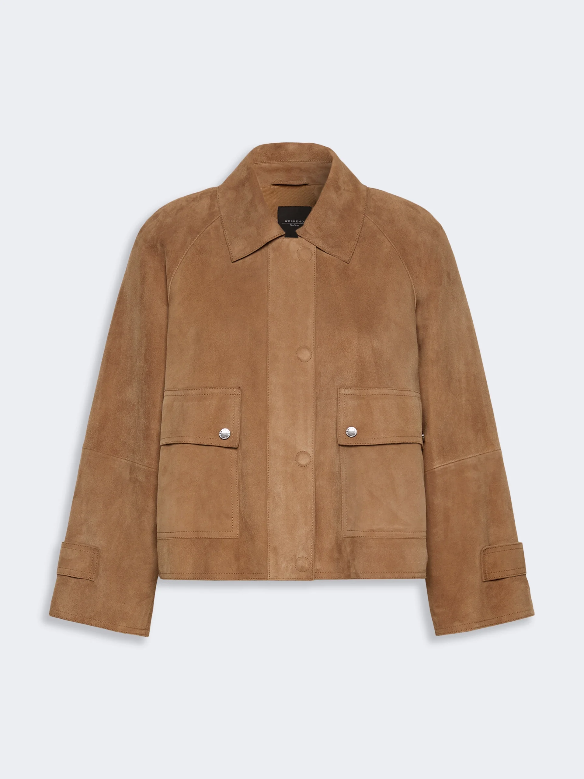 ABITO Soft suede jacket - HAZELNUT BROWN - 1