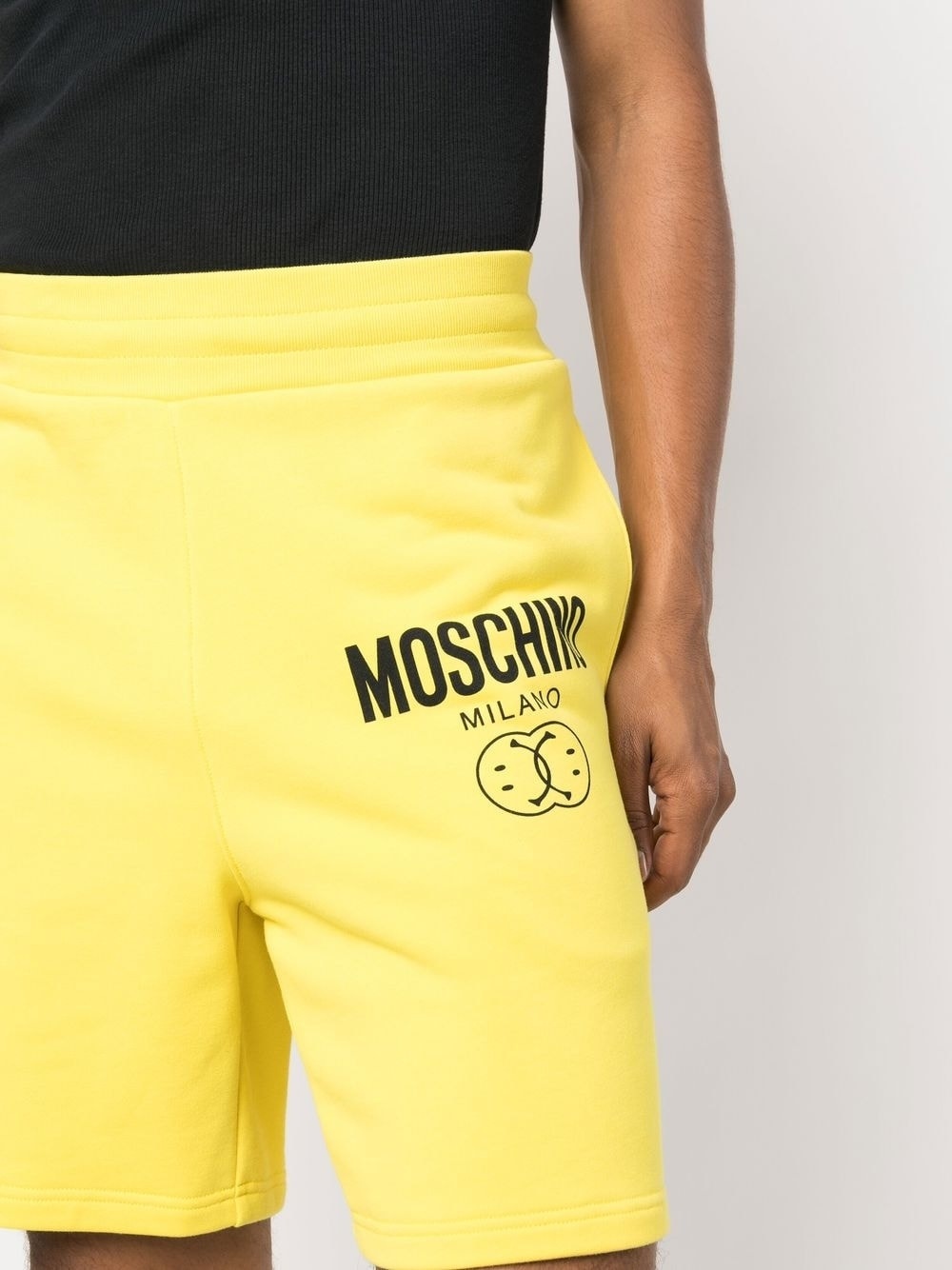 logo-print track shorts - 5