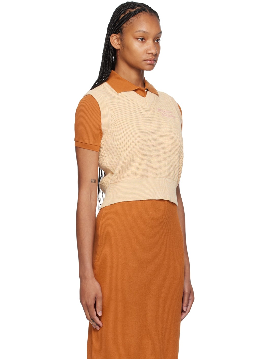 Yellow Handwriting Vest - 2
