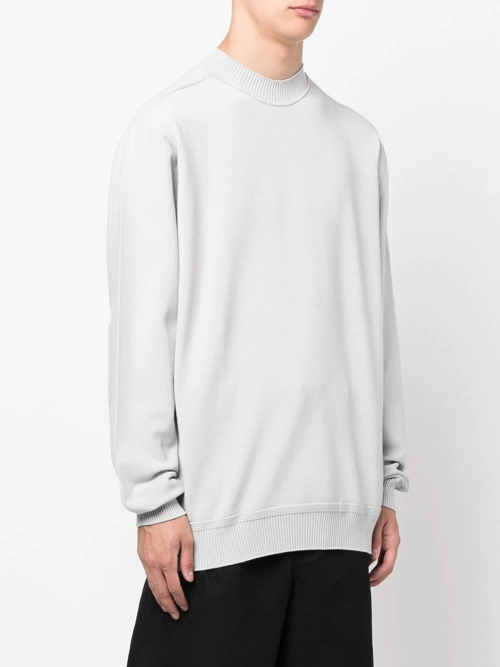 oversized crew-neck jumper - 3